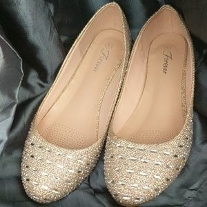 Embellished Crystal Bridal Ballet Flats